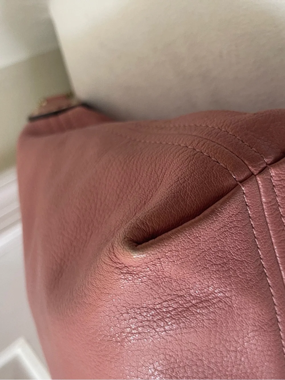 Michael Kors Brooklyn large shoulder bag Dusty Rose